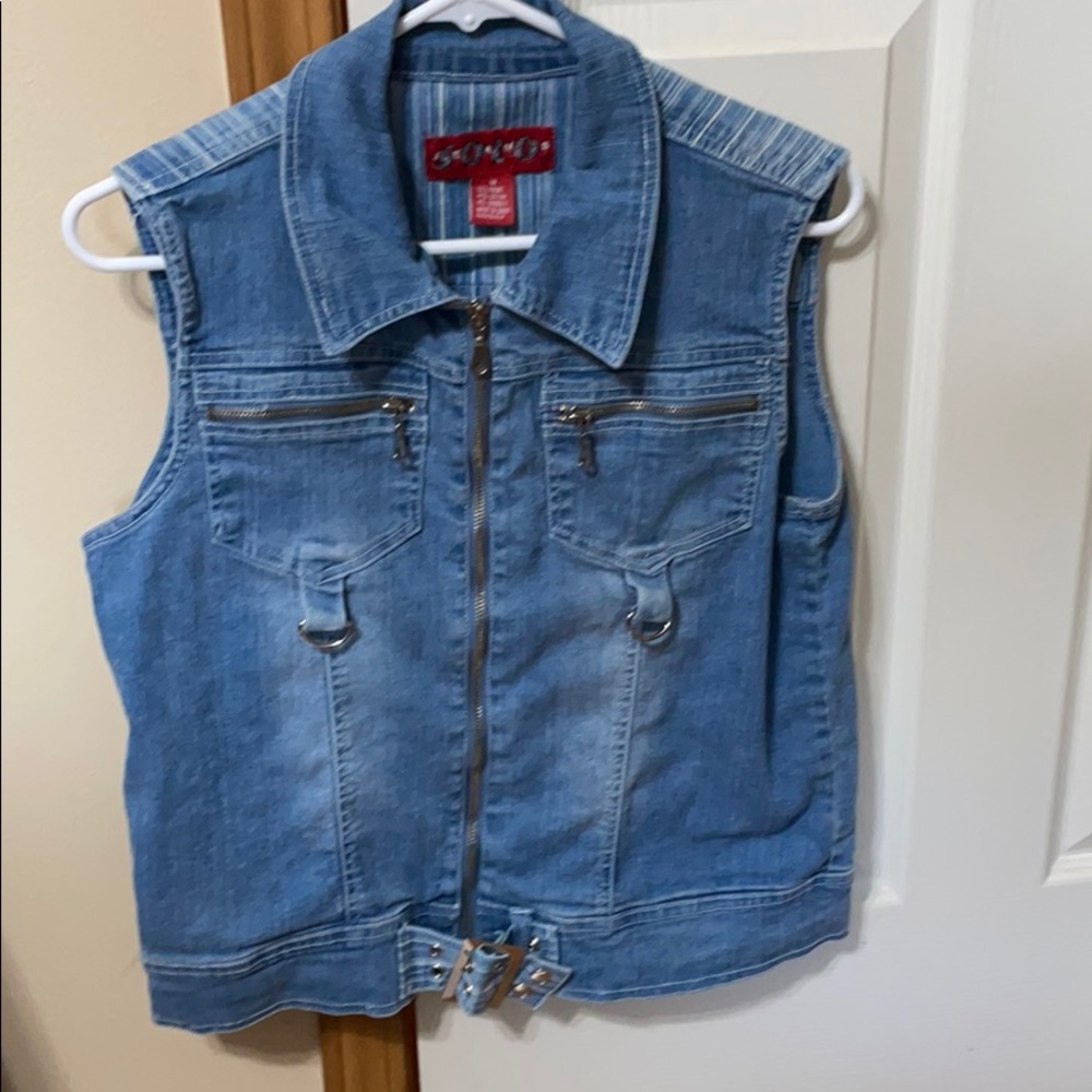 Jean vest sleeveless